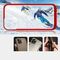 Clear 3in1 case for iPhone 12 frame gel cover red | Techbox