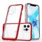 Clear 3in1 Case for iPhone 12 Pro Max Frame Cover Gel Red | Techbox