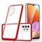 Clear 3in1 Case for Samsung Galaxy A32 5G Frame Gel Cover Red | Techbox
