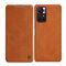 Nillkin Qin Case Case for Xiaomi Poco M4 Pro 5G Camera Protector Holster Cover Flip Cover Brown - Xiaomi Cases - Cases - Techbox
