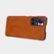 Nillkin Qin Case Case for Xiaomi Poco M4 Pro 5G Camera Protector Holster Cover Flip Cover Brown - Xiaomi Cases - Cases - Techbox
