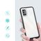 Clear 3in1 case for Samsung Galaxy A03s (166) frame gel cover black | Techbox