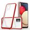 Clear 3in1 case for Samsung Galaxy A03s (166) frame gel cover red - Samsung Cases - Cases - Techbox