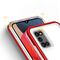 Clear 3in1 case for Samsung Galaxy A03s (166) frame gel cover red - Samsung Cases - Cases - Techbox