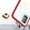 Clear 3in1 case for Samsung Galaxy A03s (166) frame gel cover red - Samsung Cases - Cases - Techbox