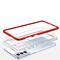 Clear 3in1 Case for Samsung Galaxy S21 + 5G (S21 Plus 5G) Frame Gel Cover Red | Techbox