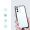 Clear 3in1 Case for Samsung Galaxy S22 + (S22 Plus) Frame Gel Cover Black | Techbox