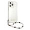 Guess GUHCP13LKPSWH iPhone 13 Pro / 13 6.1 "Transparent hardcase White Pearl - Apple Cases - Cases - Techbox