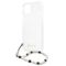 Guess GUHCP13MKPSWH iPhone 13 6.1 "Transparent hardcase White Pearl - Apple Cases - Cases - Techbox
