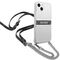 Guess GUHCP13SKC4GBSI iPhone 13 mini 5,4 "Transparent hardcase 4G Gray Strap Silver Chain - Apple Cases - Cases - Techbox