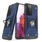 Wozinsky Ring Armor tough hybrid case cover + magnetic holder for Samsung Galaxy S22 Ultra blue | Techbox