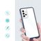Clear 3in1 Case for Samsung Galaxy A73 Frame Cover Gel Blue - Samsung Cases - Cases - Techbox