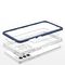 Clear 3in1 Case for Samsung Galaxy A73 Frame Cover Gel Blue - Samsung Cases - Cases - Techbox