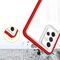 Clear 3in1 Case for Samsung Galaxy A73 Frame Cover Gel Red - Samsung Cases - Cases - Techbox