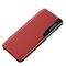 Eco Leather View Case an elegant case with a flap and stand function for Samsung Galaxy A73 red - Samsung Cases - Cases - Techbox