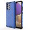 Honeycomb case armored cover with a gel frame for Samsung Galaxy A03s (166.5) blue | Techbox