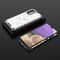 Honeycomb case armored cover with a gel frame for Samsung Galaxy A13 5G transparent | Techbox
