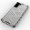 Honeycomb case armored cover with a gel frame for Samsung Galaxy S22 + (S22 Plus) transparent | Techbox