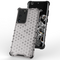 Honeycomb case armored cover with a gel frame for Samsung Galaxy S22 Ultra blue | Techbox