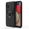 Ring Armor tough hybrid case cover + magnetic holder for Samsung Galaxy A03s (166.5) black | Techbox