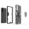 Ring Armor tough hybrid case cover + magnetic holder for Samsung Galaxy S22 + (S22 Plus) black - Samsung Cases - Cases - Techbox