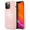 Guess GUHCP13LLS4GWPI iPhone 13 Pro / 13 6.1 pink / pink hard case Silicone 4G Logo | Techbox
