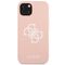 Guess GUHCP13SLS4GWPI iPhone 13 mini 5,4" różowy/pink hard case Silicone 4G Logo - Apple Cases - Cases - Techbox