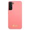 Guess GUHCS22MLSLMGFU S22+ S906 fuchsia/fuchsia hardcase Silicone Script Metal Logo | Techbox