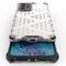 Honeycomb case armored cover with a gel frame for Samsung Galaxy A73 transparent | Techbox