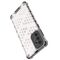 Honeycomb case armored cover with a gel frame for Samsung Galaxy A73 transparent | Techbox