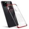 Clear Color case TPU gel cover with a metallic frame for Samsung Galaxy A13 5G red | Techbox