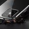 Clear Color case TPU gel cover with metallic frame for Samsung Galaxy S22 + (S22 Plus) red | Techbox
