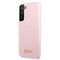 Guess GUHCS22MLSLMGLA S22 + S906 lavender / lavender hardcase Silicone Script Metal Logo - Samsung Cases - Cases - Techbox