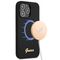 Guess GUHMP13LLSLMGBK iPhone 13 Pro / 13 6.1 "black / black hardcase Silicone Script Gold Logo - Apple Cases - Cases - Techbox