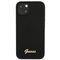 Guess GUHMP13MLSLMGBK iPhone 13 6.1" black/black hardcase Silicone Script Gold Logo Magsafe | Techbox