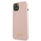 Guess GUHMP13MLSLMGLP iPhone 13 6.1 "light pink / light pink hardcase Silicone Script Gold Logo Magsafe - Apple Cases - Cases - Techbox