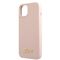 Guess GUHMP13MLSLMGLP iPhone 13 6.1 "light pink / light pink hardcase Silicone Script Gold Logo Magsafe - Apple Cases - Cases - Techbox