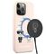 Karl Lagerfeld KLHMP13LSSKCI iPhone 13 Pro  / 13 6,1" hardcase jasnoróżowy/light pink Silicone Ikonik Karl & Choupette Magsafe | Techbox