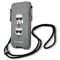 Karl Lagerfeld Handbag KLHCP12MOPHKCG 6,1 "gray / gray hardcase Saffiano Ikonik Karl &amp; Choupette Head - Uncategorized Cases (2) - Cases - Techbox