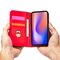 Magnet Card Case for iPhone 12 Pro Max Pouch Card Wallet Card Holder Red | Techbox
