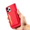 Magnet Card Case for iPhone 12 Pro Pouch Card Wallet Card Holder Red - Apple Cases - Cases - Techbox