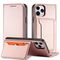 Magnet Card Case for iPhone 12 Pro Pouch Card Wallet Card Holder Pink - Apple Cases - Cases - Techbox