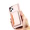 Magnet Card Case for iPhone 12 Pro Pouch Card Wallet Card Holder Pink - Apple Cases - Cases - Techbox