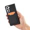Magnet Card Case for Samsung Galaxy S22 + (S22 Plus) Pouch Wallet Card Holder Black | Techbox