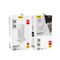 Dudao 5x USB charger with built-in EU power cable white (A5EU) | Techbox