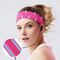 Elastic fabric headband for running fitness orange | Techbox