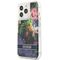 Guess GUHCP13LLFLSB iPhone 13 Pro / 13 6.1 "blue / blue hardcase Flower Liquid Glitter - Apple Cases - Cases - Techbox