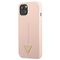 Guess GUHCP13MSLTGP iPhone 13 6.1" pink/pink hardcase Silicone Triangle | Techbox