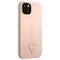 Guess GUHCP13MSLTGP iPhone 13 6.1" pink/pink hardcase Silicone Triangle | Techbox
