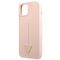 Guess GUHCP13MSLTGP iPhone 13 6.1" pink/pink hardcase Silicone Triangle | Techbox
